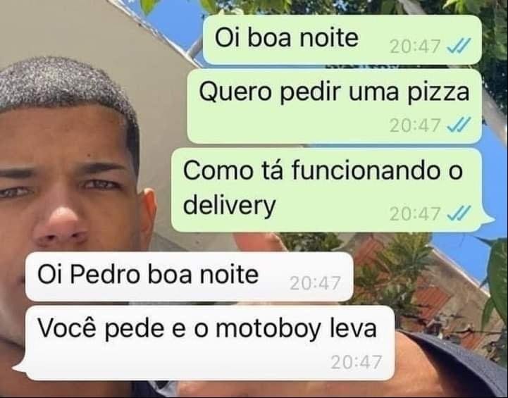 Como funciona o delivery